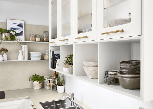 Cocina en acabado Blanco