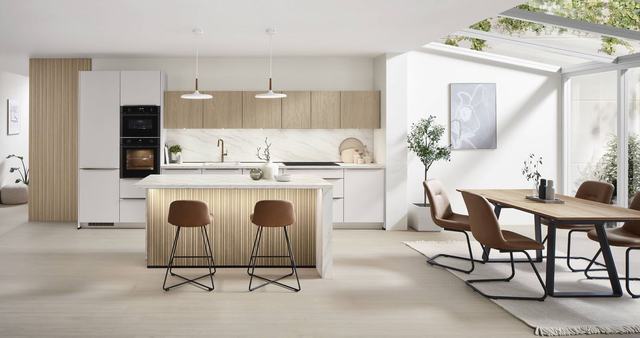 Cocina en acabado Blanco mate perfecto