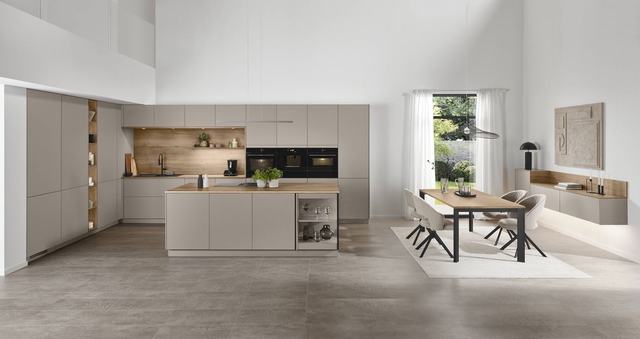 Cocina en acabado Macchiato premium mate