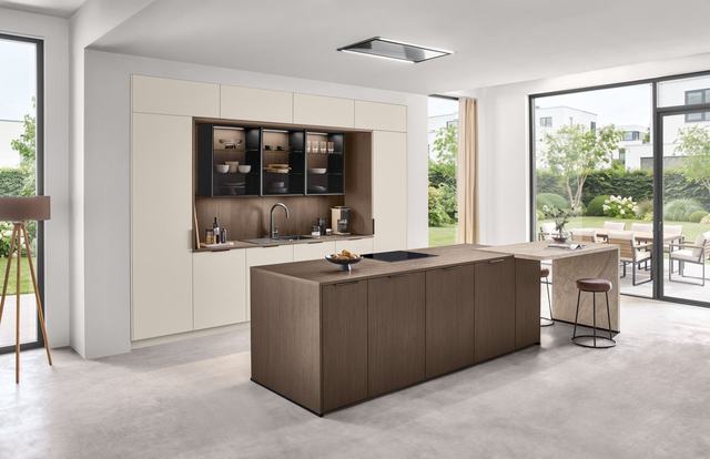 Cocina en acabado Magnolia premium mate