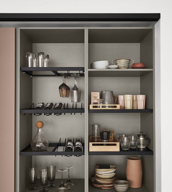 Cocina en acabado Coral premium mate