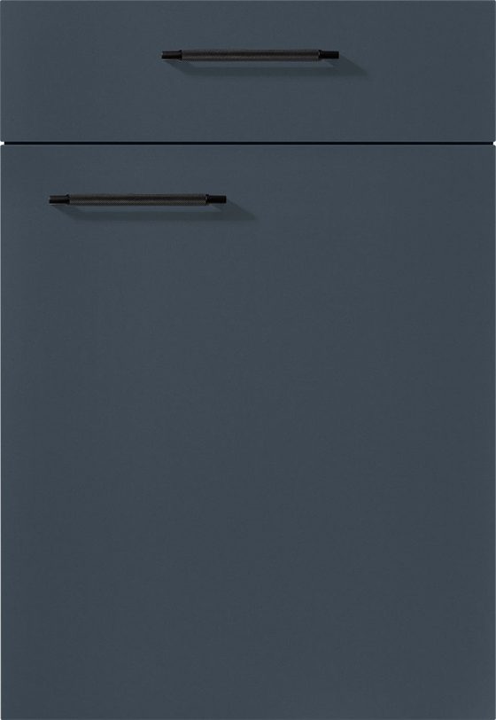 Frente de cocina Azul fiordo ultra mate